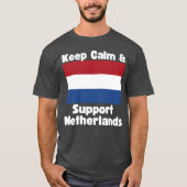 Keep Calm and Support Netherlands boy Tシャツ (正面)