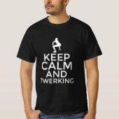 Keep calm and twerking tシャツ (正面)