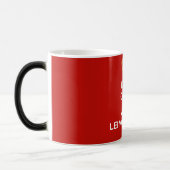 Keep Calm and VOTE Leimgrübler Tasse (RED Edition) モーフィングマグカップ (左)