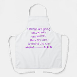 Keep Calm and Wait till next month エプロン