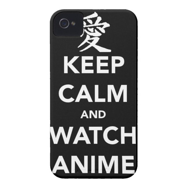 Keep Calm and Watch Anime Case-Mate iPhoneケース (裏面)