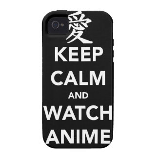 Keep Calm and Watch Anime Case-Mate iPhone 4ケース