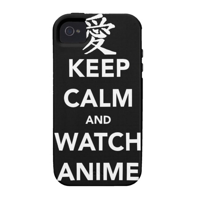 Keep Calm and Watch Anime Case-Mate iPhoneケース (裏面)