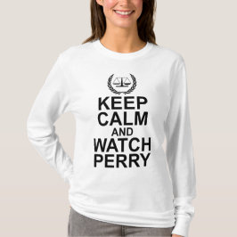 Keep Calm and Watch Perry Scales of Justice Tシャツ