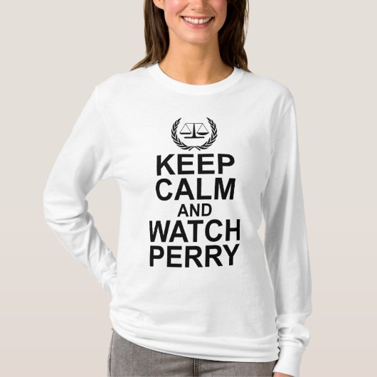 Keep Calm and Watch Perry Scales of Justice Tシャツ (正面)