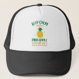 Keep Calm & Be a Pineapple Summer キャップ