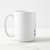 Keep Calm because a Child is Born コーヒーマグカップ (左)