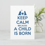 Keep Calm because a Child is Born シーズンカード (スタンド正面)