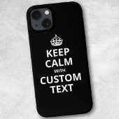 Keep Calm Custom Quote Template iPhone Case Case-Mate iPhoneケース