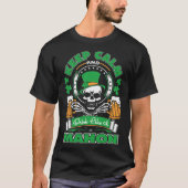 Keep Calm Drink Like Mahon Irish St Patricks Tシャツ (正面)