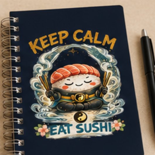 Keep Calm & Eat Sushi – 禅カワイイ寿司 プランナー手帳