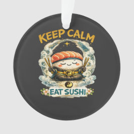 Keep Calm & Eat Sushi – 禅 可愛い寿司 オーナメント
