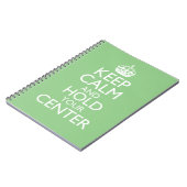 Keep Calm & Hold Your Center ノート (左側)