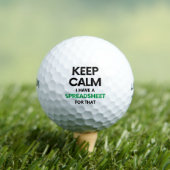 Keep calm I have a spreadsheet for that - Spreadsh ゴルフボール (インサイチュ 木)
