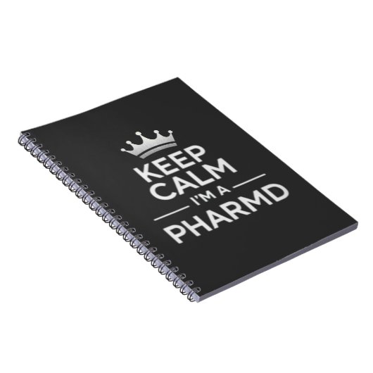 Keep Calm I’m a PharmD Funny Pharmacy ノートブック (右側)