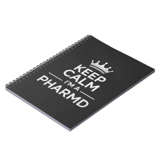 Keep Calm I’m a PharmD Funny Pharmacy ノートブック (左側)