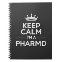 Keep Calm I’m a PharmD Funny Pharmacy ノートブック