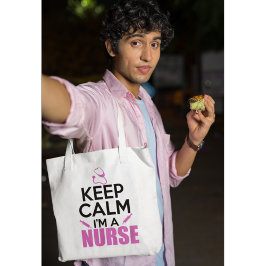 Keep Calm I'm A Nurse トートバッグ