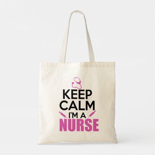 Keep Calm I'm A Nurse トートバッグ (裏面)