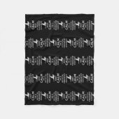 Keep calm I'm a Physical Therapist Assistant フリースブランケット (正面)