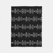 Keep calm I'm a Respiratory Therapist フリースブランケット (正面)