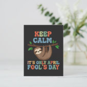 keep calm it's only April fool's day シーズンカード (スタンド正面)