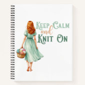 Keep Calm & Knit On ジャーナル (正面)