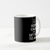 Keep Calm Let Matilda Handle It Funny Gift Name Wo コーヒーマグカップ (正面右)