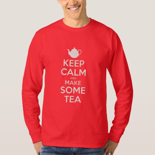 Keep  Calm - make tea    Tシャツ (正面)