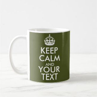 Keep Calm Mug Custom Design Personalized Gift コーヒーマグカップ