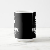 Keep Calm No Sleep - 強く、集中して コーヒーマグカップ (中央)