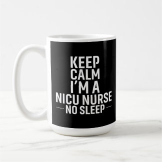 Keep Calm No Sleep - 強く、集中して コーヒーマグカップ
