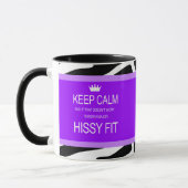 "KEEP CALM OR HISSY FIT" ディーヴァ マグカップ (左)