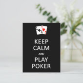 KEEP CALM & PLAY POKER ポストカード, カスタマイズ ポストカード (スタンド正面)