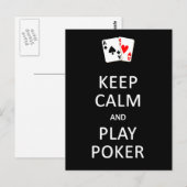 KEEP CALM & PLAY POKER ポストカード, カスタマイズ ポストカード (正面/裏面)