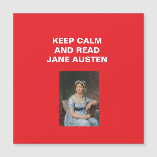 Keep Calm, Read Jane Austen (正面)