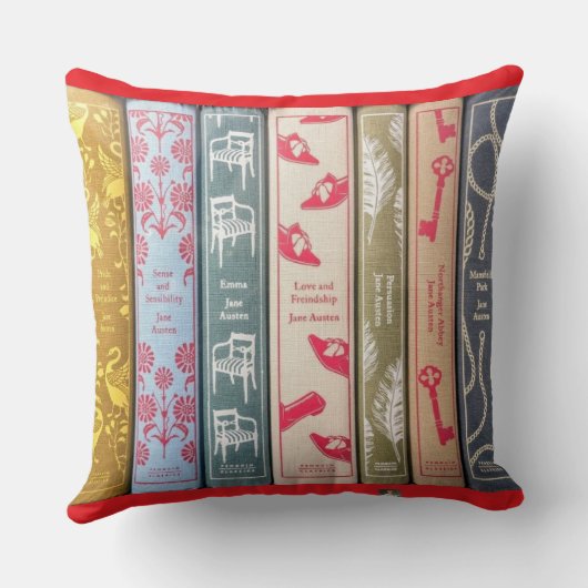 Keep Calm, Read Jane Austen クッション (裏面)