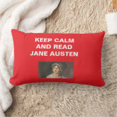 Keep Calm, Read Jane Austen Keychain ランバークッション (ブランケット)