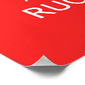 Keep Calm & Ruck ポスター (角)