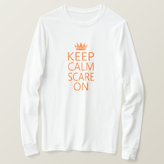 Keep Calm Scare On Crown ユニセックスTシャツ Tシャツ (デザイン正面)