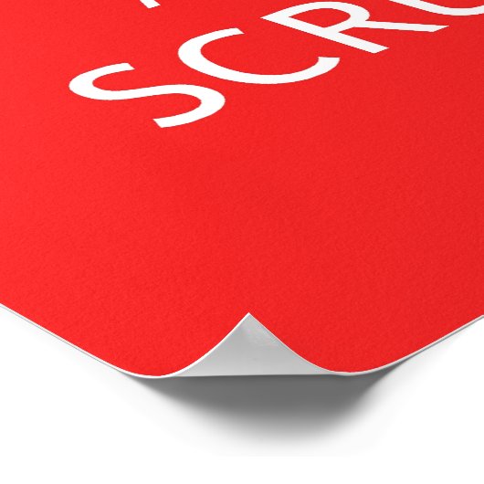 Keep Calm & Scrum ポスター (角)