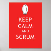 Keep Calm & Scrum ポスター (正面)