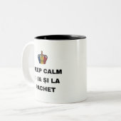 KEEP CALM ȘI IA ȘI LA PACHET ツートーンマグカップ (正面左)