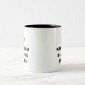 KEEP CALM ȘI LAS' CĂ ȘTIU EU ツートーンマグカップ (中央)