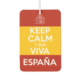 Keep Calm y que viva España カーエアーフレッシュナー