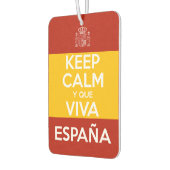 Keep Calm y que viva España カーエアーフレッシュナー (左)