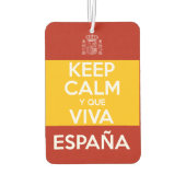 Keep Calm y que viva España カーエアーフレッシュナー (裏面)