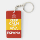 Keep Calm y que viva España キーホルダー (裏面)