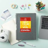 Keep Calm y que viva España シール (iPadカバー)