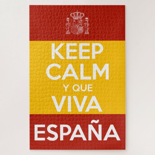 Keep Calm y que viva España ジグソーパズル (縦)